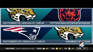 Jaguars will face Bears Patriots in London in backtoback weeks [upl. by Connolly]