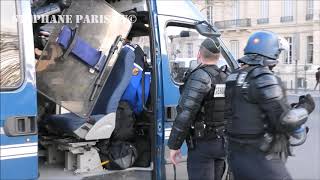 massive police riot convoy in France [upl. by Burt]