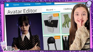 Ava macht Wednesday Addams einen Roblox Account ❤ Alles Ava Gaming [upl. by Suhpesoj]