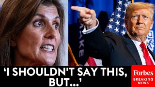 Trump Makes Shocking Claim About Why He Made Nikki Haley UN Ambassador At New Hampshire Rally [upl. by Ynabe944]