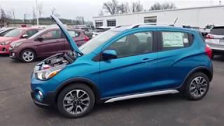 2019 Chevy SPARK ACTIV Hatchback Manual  CARIBBEAN BLUE METALLIC  Walk Around amp Review [upl. by Lehte]