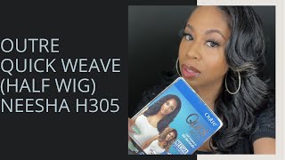 Outre Quick Weave Half Wig Neesha H305 [upl. by Vallie]