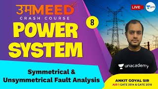 Symmetrical and Unsymmetrical Fault Analysis  L8  Power System  GATE 2021 Ummeed Crash Course [upl. by Rosmarin]