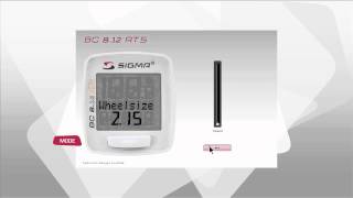 SIGMA SPORT  BC 812 ATS  Settings EN [upl. by Gert]