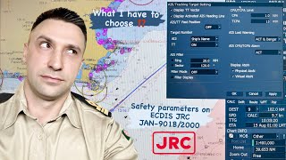 SAFETY PARAMETERS ON ECDIS JRC JAN2000 JAN901B ECDIS SAFETY SETTINGS FAMILIARISATION [upl. by Yelsiap18]