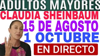 EN VIVO CUÁNDO CAE PAGO DOBLE CALENDARIO PAGO PENSIÓN BIENESTAR ADULTOS MAYORES 65 [upl. by Notgnilra]