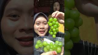 ANGGUR TERMAHAL⁉️ COBAIN SHINE MUSCAT GRAPE [upl. by Cartwright]