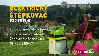 Fieldmann  Elektrický zahradní štěpkovač [upl. by Pelag]