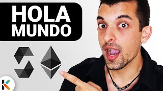 🖤 Crea tu primer CONTRATO INTELIGENTE en Solidity Muy fácil Ethereum [upl. by Akenihs]