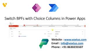 Switch Business Process Flows BPFs with Choice Columns [upl. by Zendah]