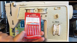 Singer 700 Series  Basics Part 2  Sewing Machine Needle Selection [upl. by Cuda64]