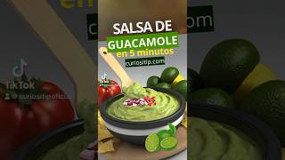 Salsa de Guacamole o Palta en 5 minutos Recetas fáciles y saludables [upl. by Deraj455]