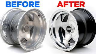 How to Hand Polish amp Restore Aluminum Alloy Wheels  Complete Tutorial [upl. by Nealah851]