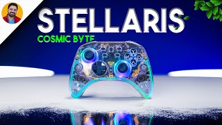 Cosmic Byte Stellaris Wireless Gamepad  Best All in one Transparent Gyro Game controller 2024 India [upl. by Atnom]