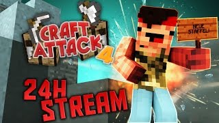 CRAFTATTACK STAFFEL 4 24 STUNDEN STREAM [upl. by Schuler981]