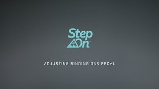 Burton Step On™ Tutorial  Adjusting Your Gas Pedals [upl. by Delisle]