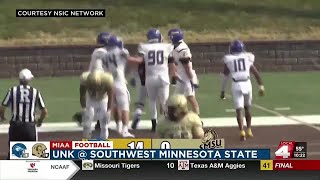 UNK football dominates Southwest Minnesota State [upl. by Ahsinauj]