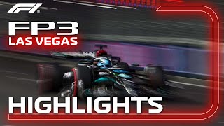 FP3 Highlights  2023 Las Vegas Grand Prix [upl. by Nauqan]