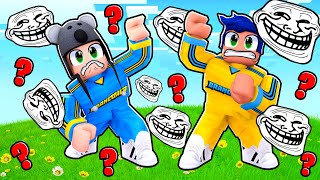 EM BUSCA DOS TROLLFACES PERDIDOS NO ROBLOX FIND THE TROLLFACE  Brancoala Games [upl. by Aynwat]