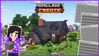 I Built the SIMPLEST Andesite Alloy Farm Using Create Mod in Minecraft [upl. by Elberfeld]