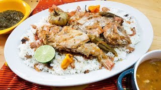 Caldou Poisson Riz Blanc et Sauce au Citron [upl. by Cupo]