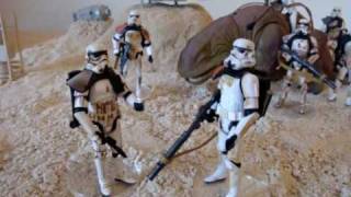 Tatooine quotLook Sir Droidsquot scene reworked Star Wars A New Hope Sandtroopers Dewback [upl. by Animahs742]