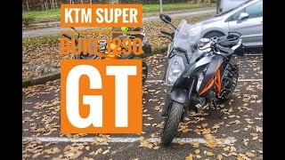 KTM SUPER DUKE 1290 GT 2016 Test ride GREAT SOUND [upl. by Aleakcim]