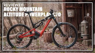 Rocky Mountain Altitude Powerplay C70 Review  This eBike Hucks [upl. by Gilges358]