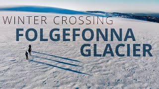 Crossing Folgefonna Glacier in Winter Approach by Boat Part II [upl. by Quigley]