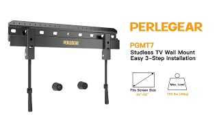 StepByStep Installation Guide for Perlegear PGMT7 Studless TV Wall Mount [upl. by Meeki636]