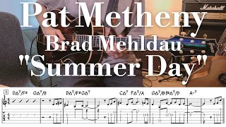 Pat Metheny  Brad Mehldau quotSummer Dayquot TAB譜  Jazz Guitar [upl. by Cockburn]