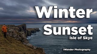 Winter Sunset Neist Point  Isle of Skye [upl. by Yelram325]