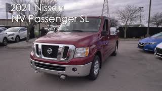 2021 Nissan NV Passenger SL VanTons of RoomNissan of Cookeville [upl. by Weinstein]