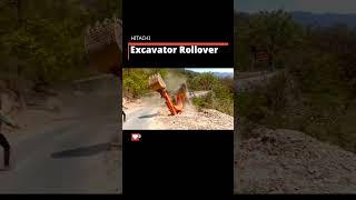 HITACHI Excavators  Heavy Machinery Fails  Accident heavymachinery hitachi fail accidentnews [upl. by Cosetta]