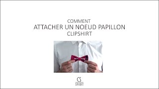 Comment attacher un Noeud papillon clipshirt sans tour de cou [upl. by Eolhc]