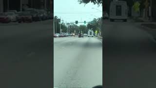 Raw video Driver hits motorcycle after Sarasota confrontation [upl. by Cymbre]