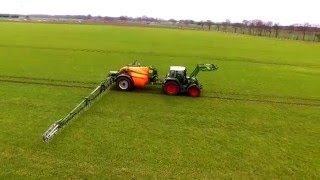 Fendt 415 im Pflanzenschutzeinsatz DJIGoProiPhone [upl. by Shepard128]