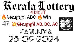 Kerala Lottery Guessing 28092024Karunya Lottery keralalotteryguessing keralalottery motho Tv [upl. by Sunny]