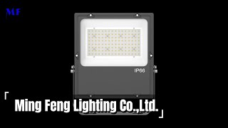 Slim Waterproof LED Flood Light 300W IP66 High Lumen Outdoor [upl. by Tizes]