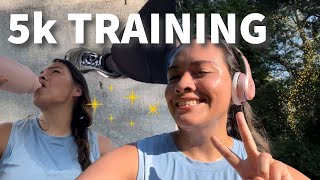 5k TRAINING✨ Weight Loss Vlog Running struggles [upl. by Etiam]