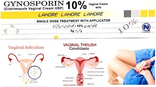 GYNOSPORIN 10 uses in Urdu Hindi  Vaginal Cream [upl. by Linoel]