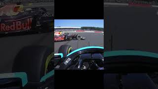 When Lewis Hamilton famously used his left front wheel on Max Verstappen [upl. by Dante667]