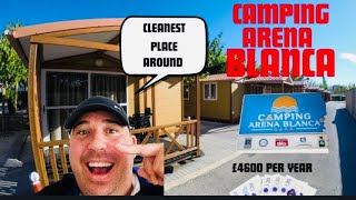 Live in Benidorm for £4600 a year camping arena blanca benidorm holiday Benidorm hotels bigdog [upl. by Ybrik]