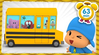 🚌 POCOYO FRANÇAIS  Allonsy en Bus 63 min  DESSIN ANIMÉ pour enfants [upl. by Balbinder]