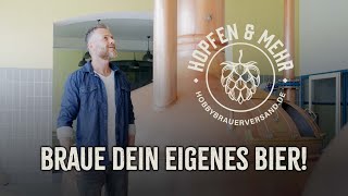 Hopfen und mehr Braue dein eigenes Bier  Werbespot  4K [upl. by Poock]