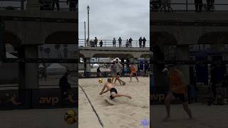 AVP Huntington Beach RALLY🔥🙌☀️ beachvolleyball volleyballworld volleyballplayer avp rally [upl. by Rambort]