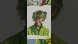 I painted and interviewed a lady wearing ALL GREEN 🥰 [upl. by Finstad]