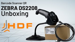 Barcode Scanner ZEBRA DS2208 Unboxing  ENG [upl. by Ardaed]