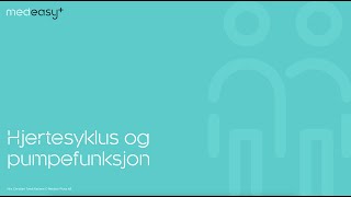 Anatomi og fysiologi Hjertesyklus og pumpefunksjon [upl. by Arita]