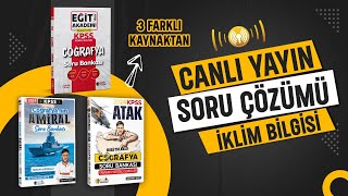 İKLIM BİLGİSİ SORU ÇÖZÜMÜ  Canlı Yayın [upl. by Lorak]